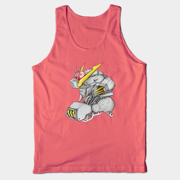 ROBOT HEAD DESIGN Tank Top by DMD Art Studio